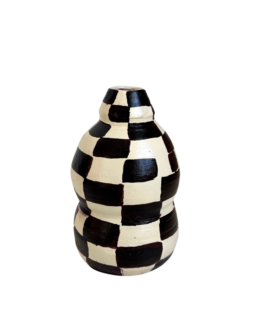 Checkers Vase