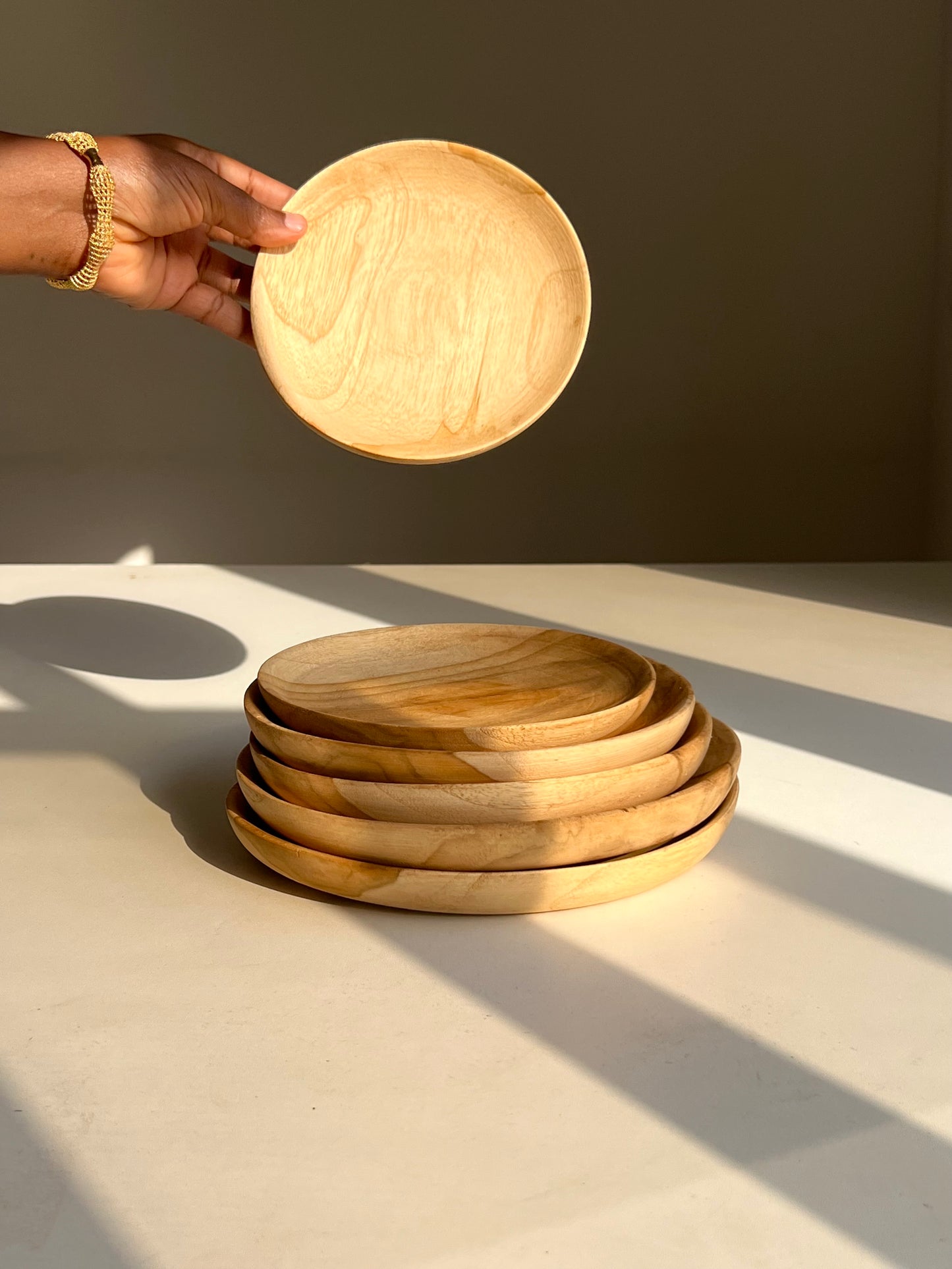 Maple Flat Plate Set (4 pcs)
