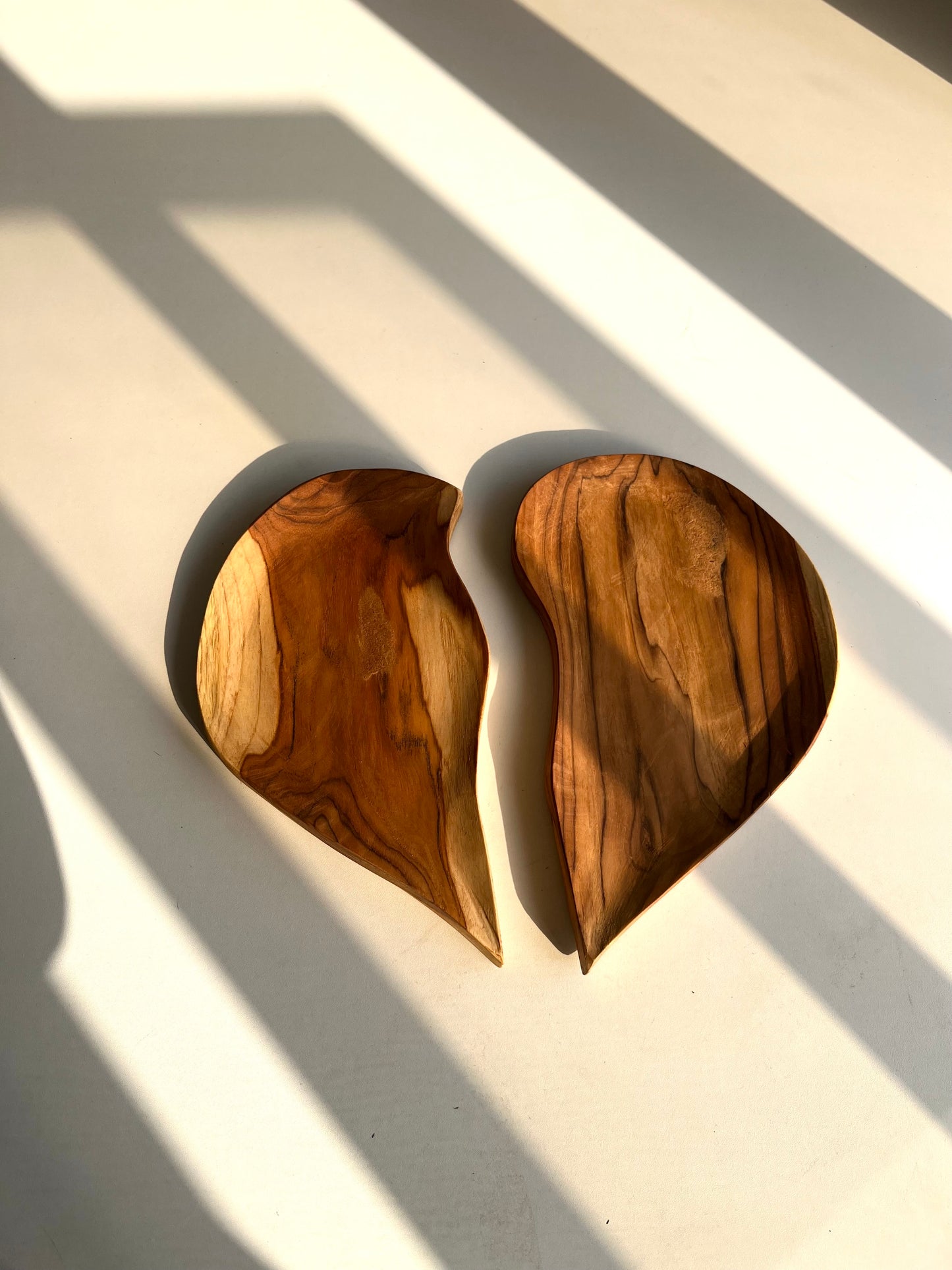 Maple Heart Platter Set (2pcs)