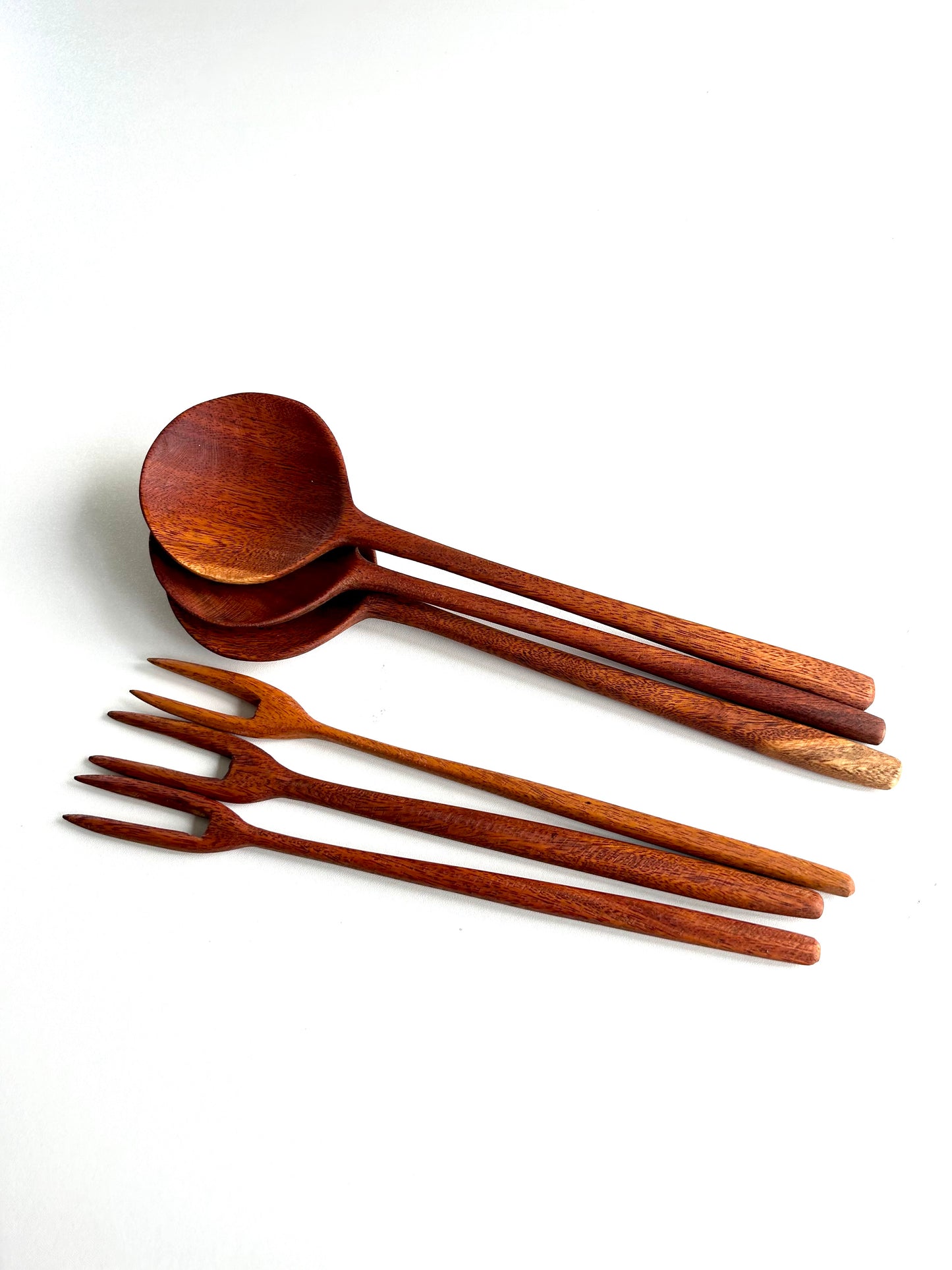 Wooden Spoon and Pick Set (6PCS)