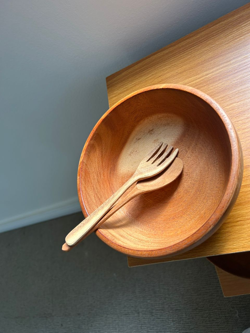 Cutlery Set : Wooden Spoon and Fork Set (6pcs)