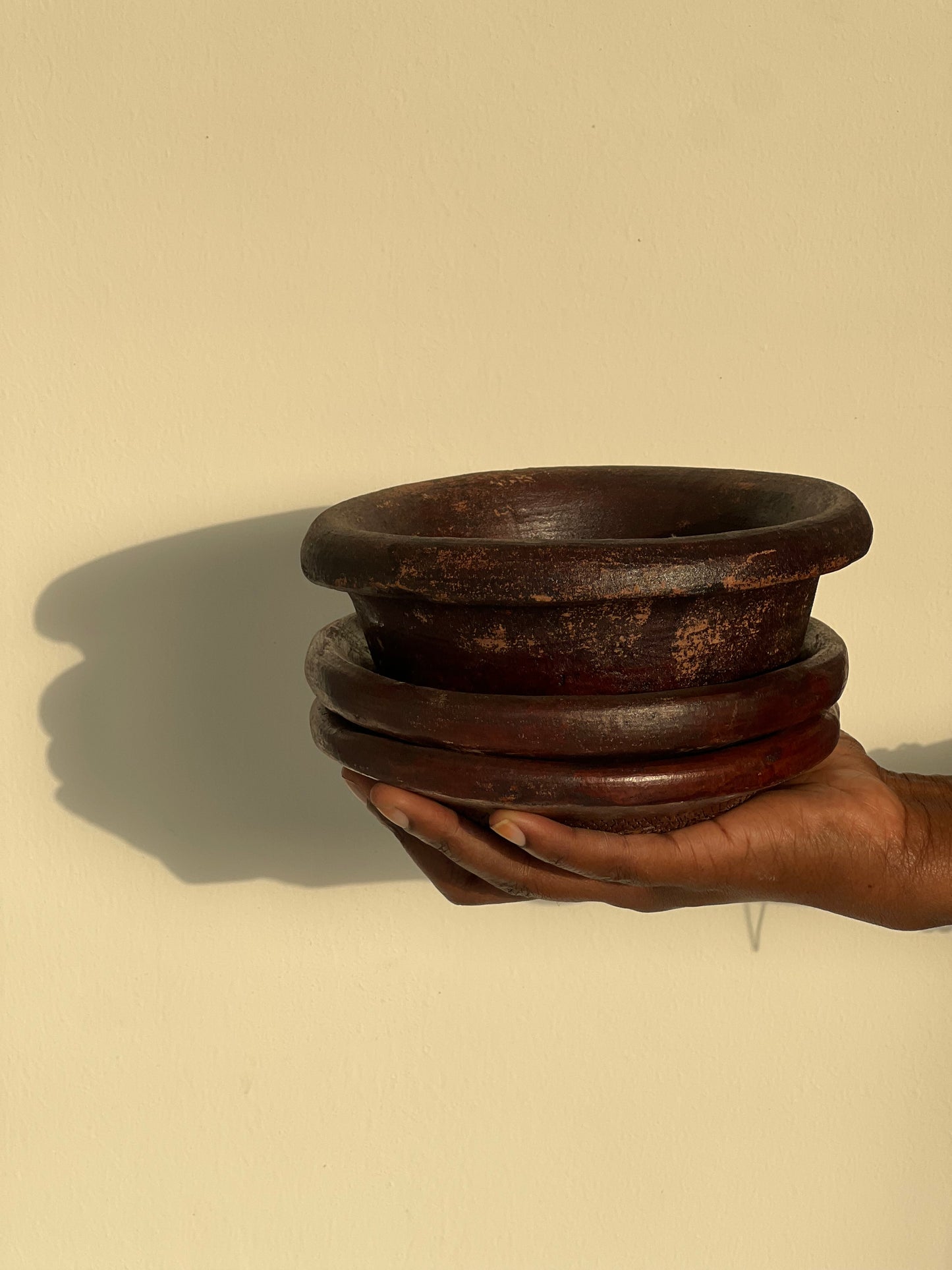 Epe Clay Bowl and Plate Set (3 PCS)