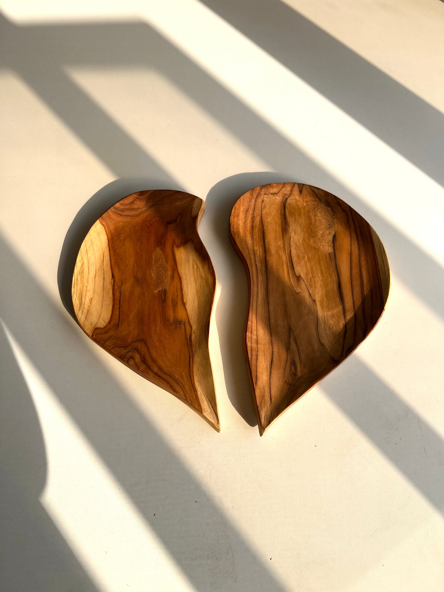 Maple Heart Platter Set (2pcs)