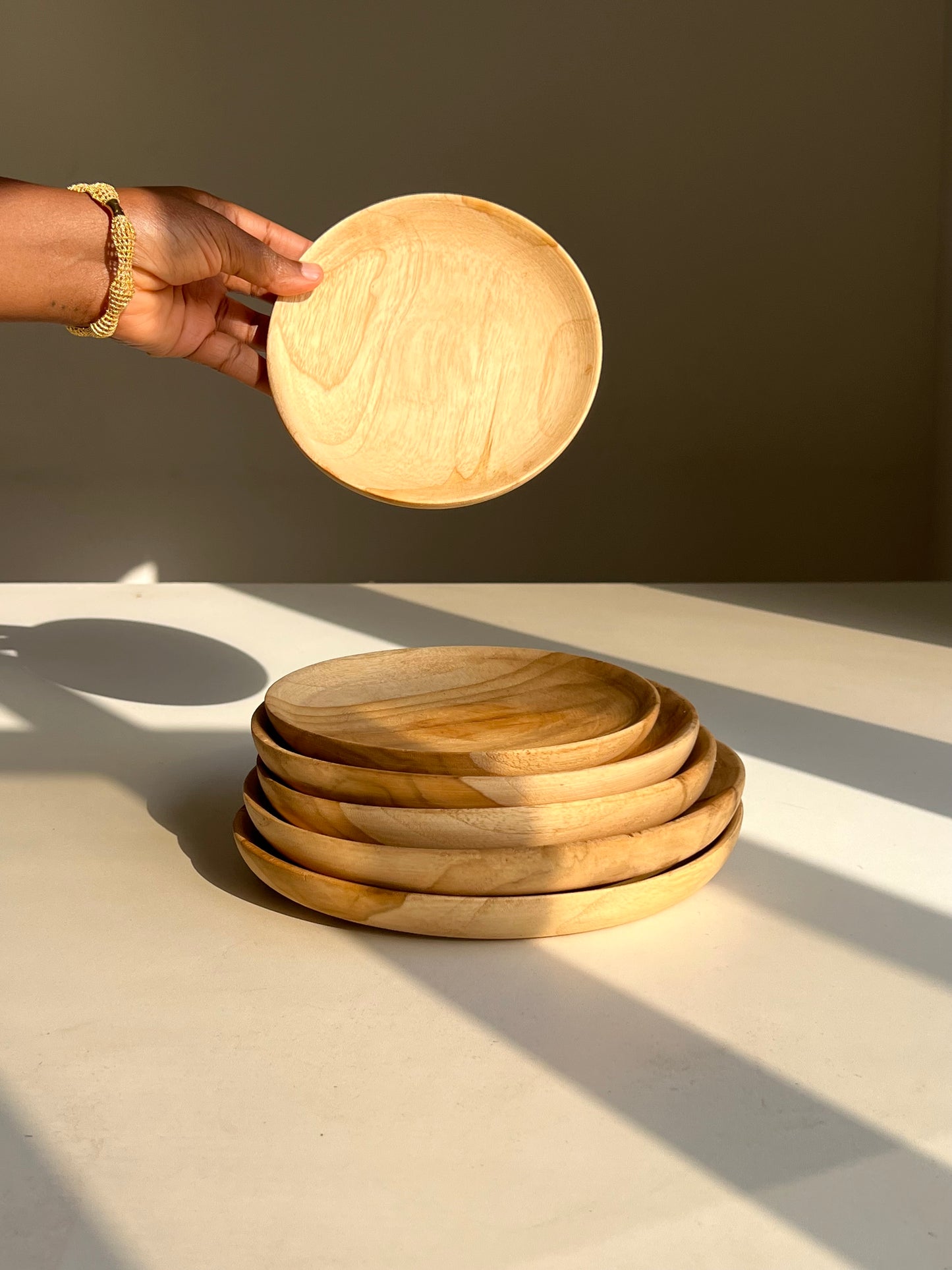 Maple Flat Plate Set (4 pcs)