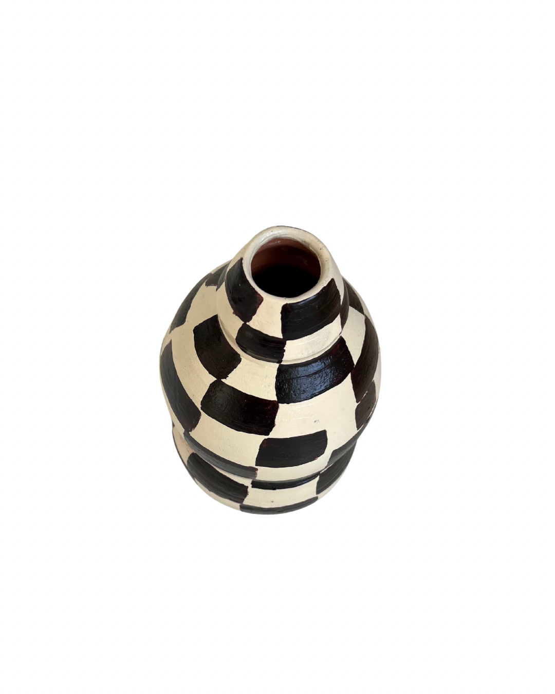 Checkers Vase