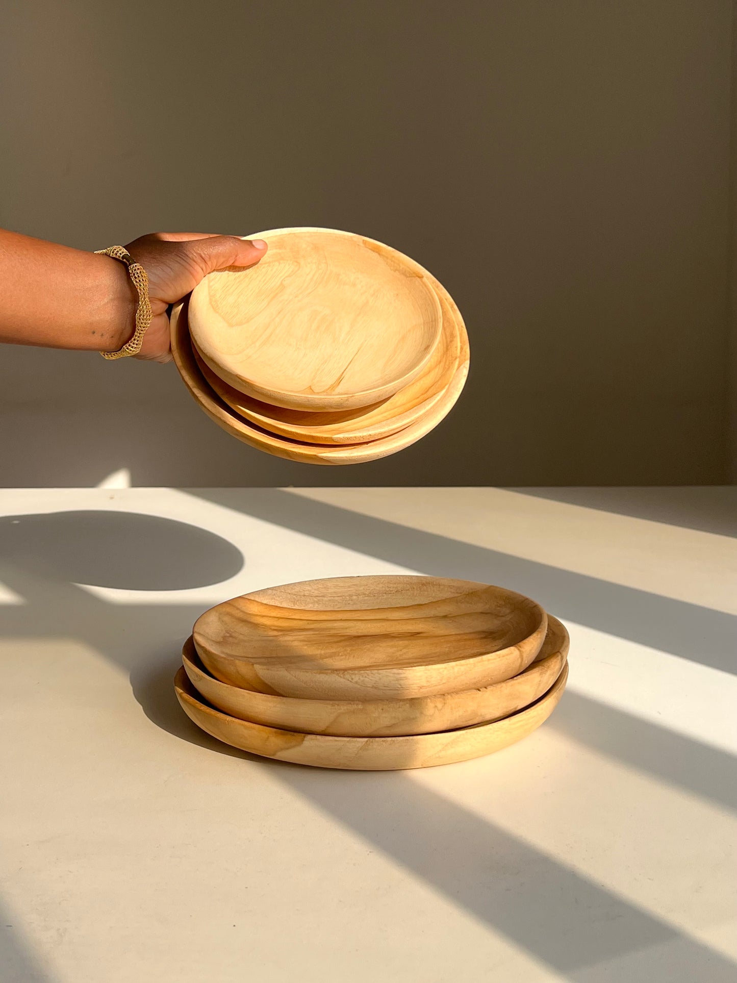 Maple Flat Plate Set (4 pcs)
