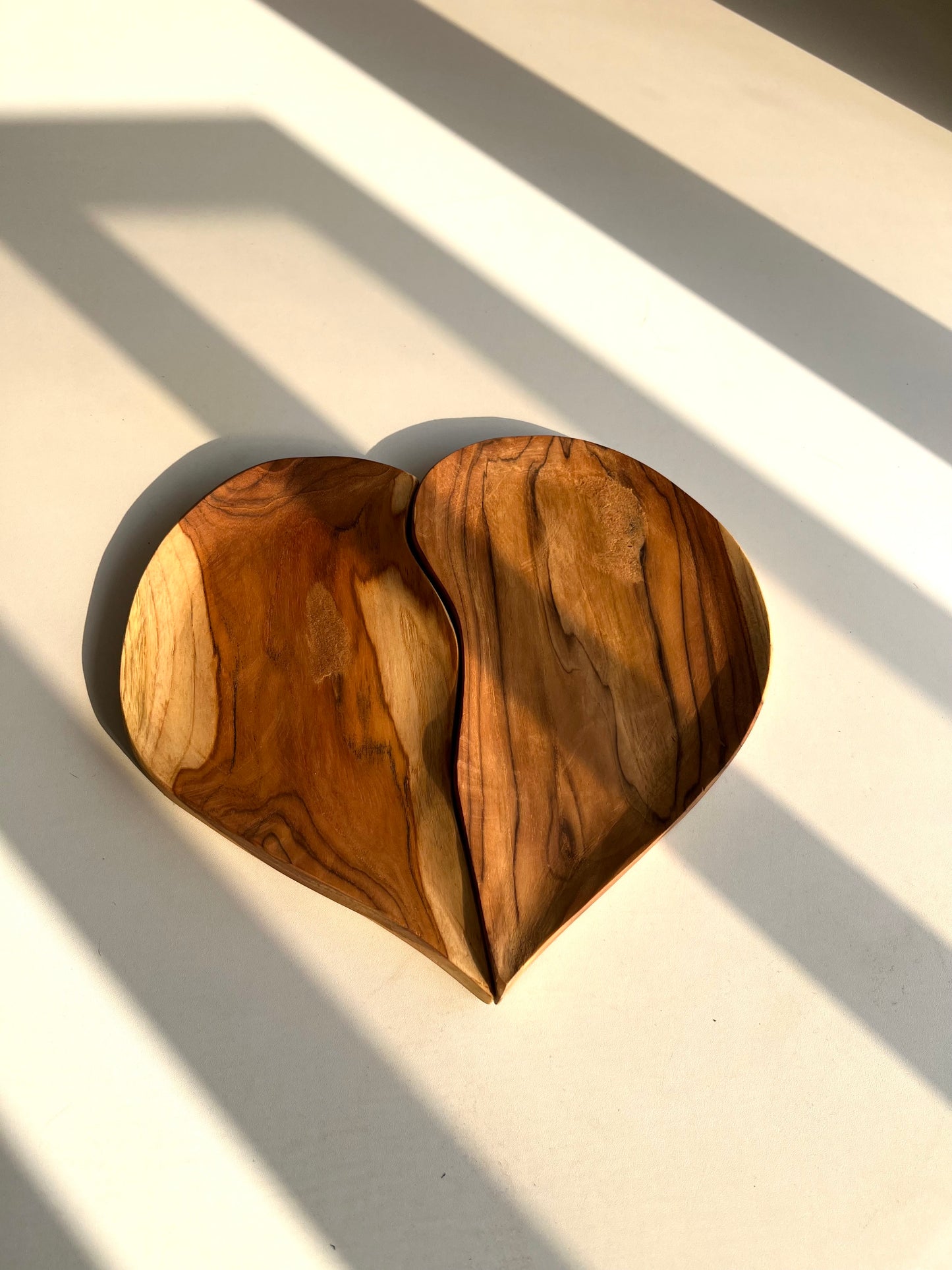Maple Heart Platter Set (2pcs)