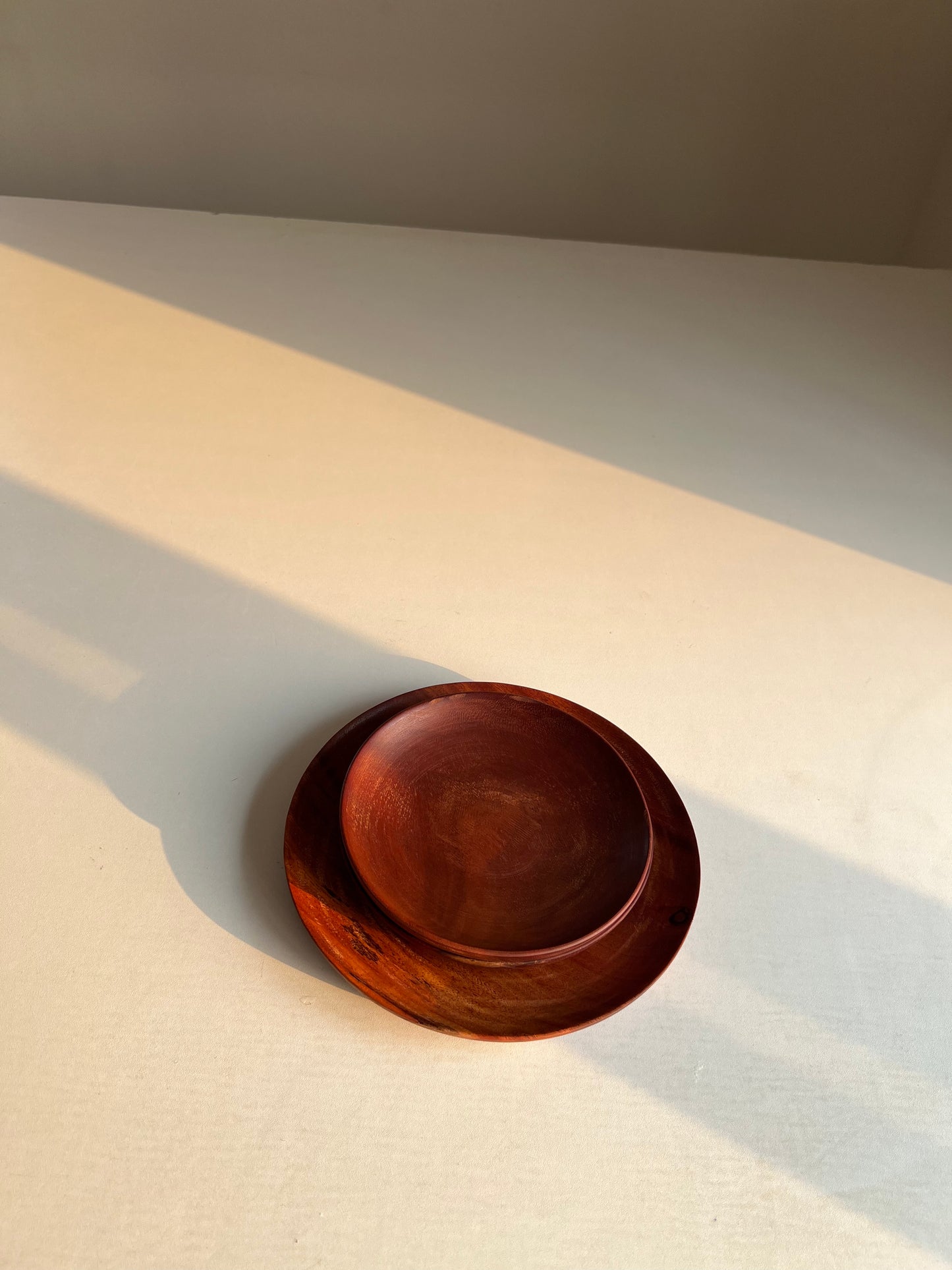 Wooden Plate Set B (4pcs)