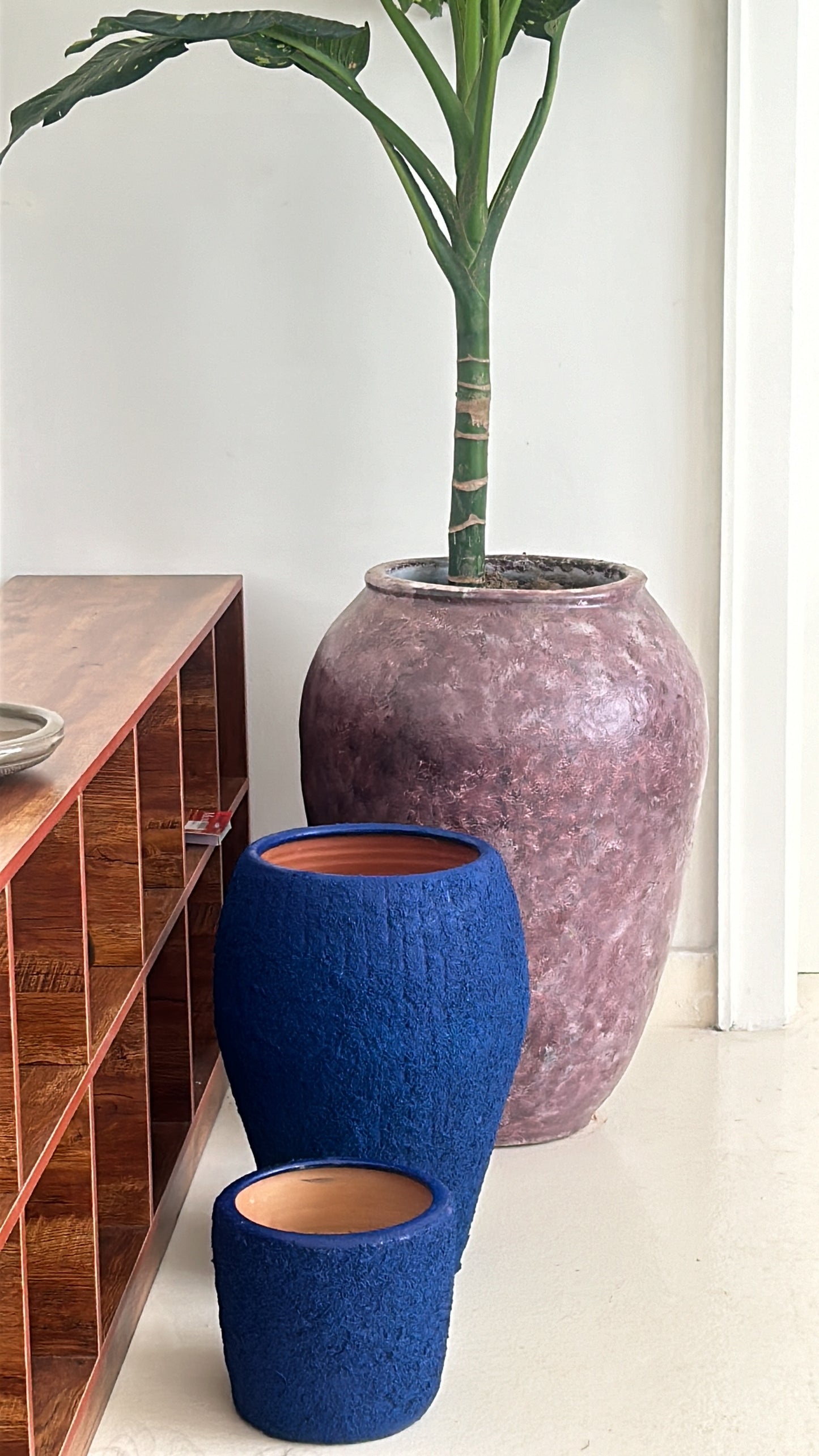 Blu Sphere Vase