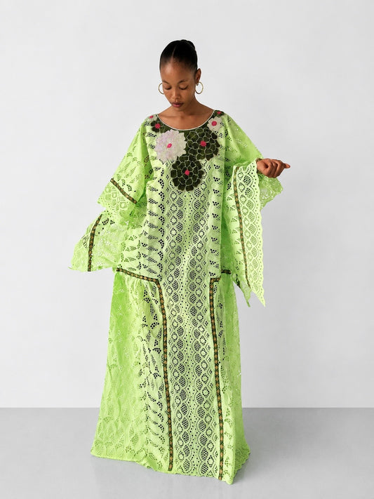 Emerald Bloom Dress