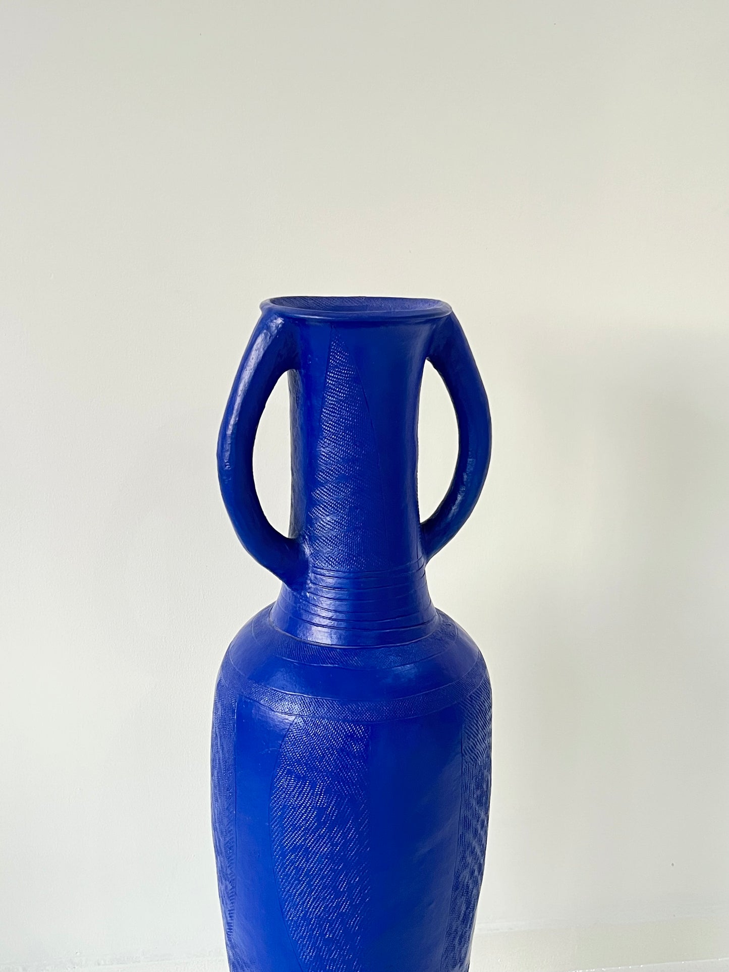 Aqua Floor Vase
