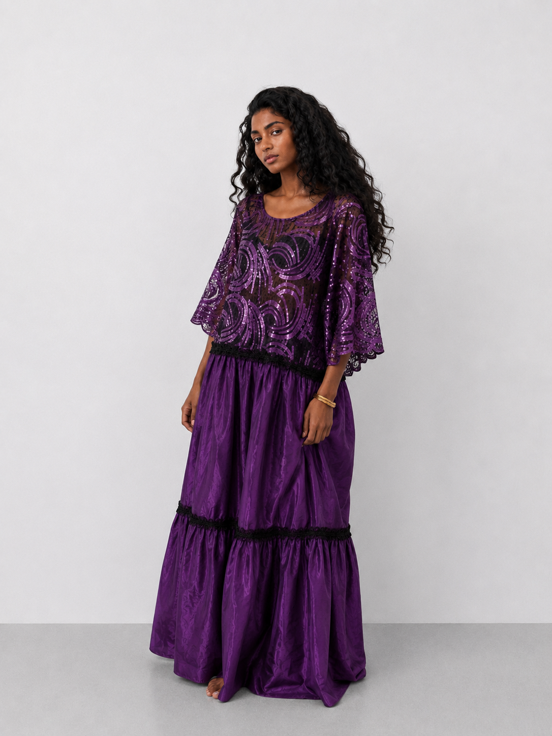 Velvet Orchid Dress