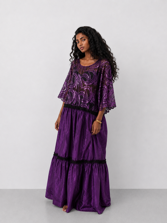 Velvet Orchid Dress