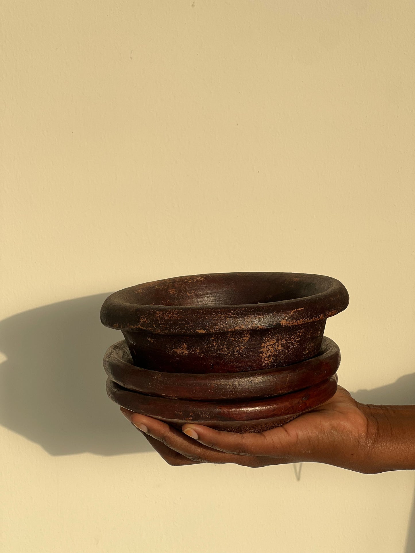 Epe Clay Bowl and Plate Set (3 PCS)