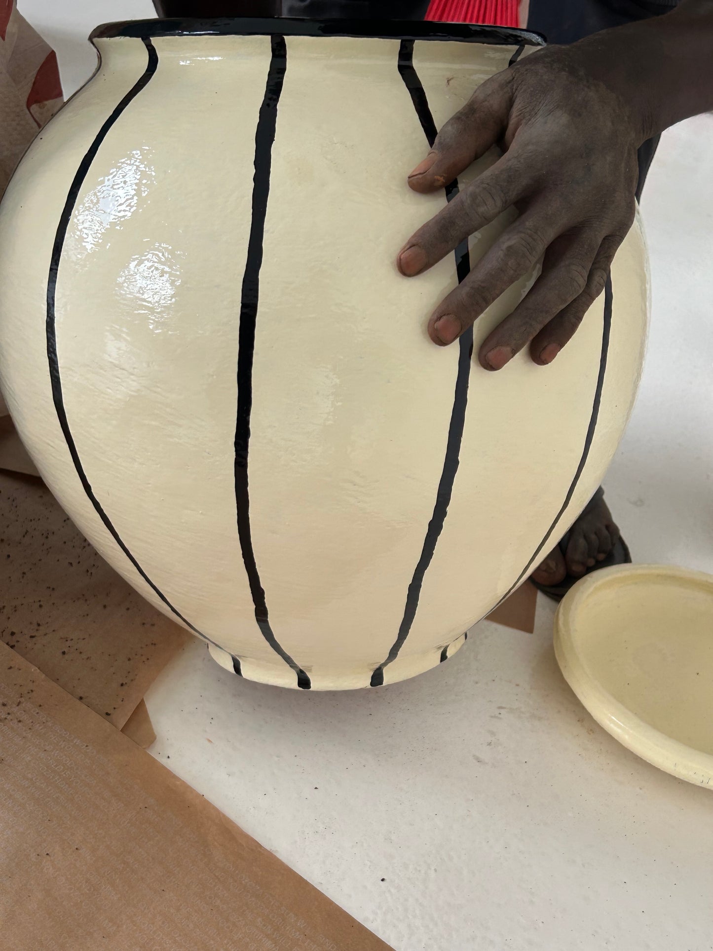 Coconut Cream Vase