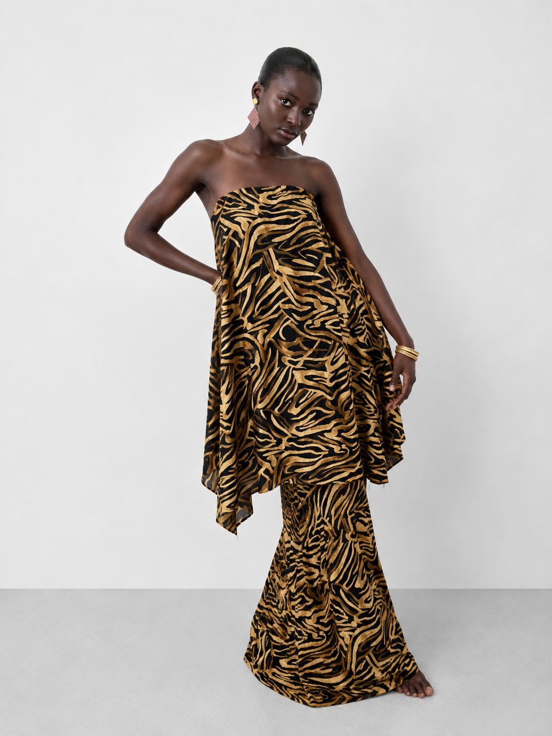 Black and Gold Dress