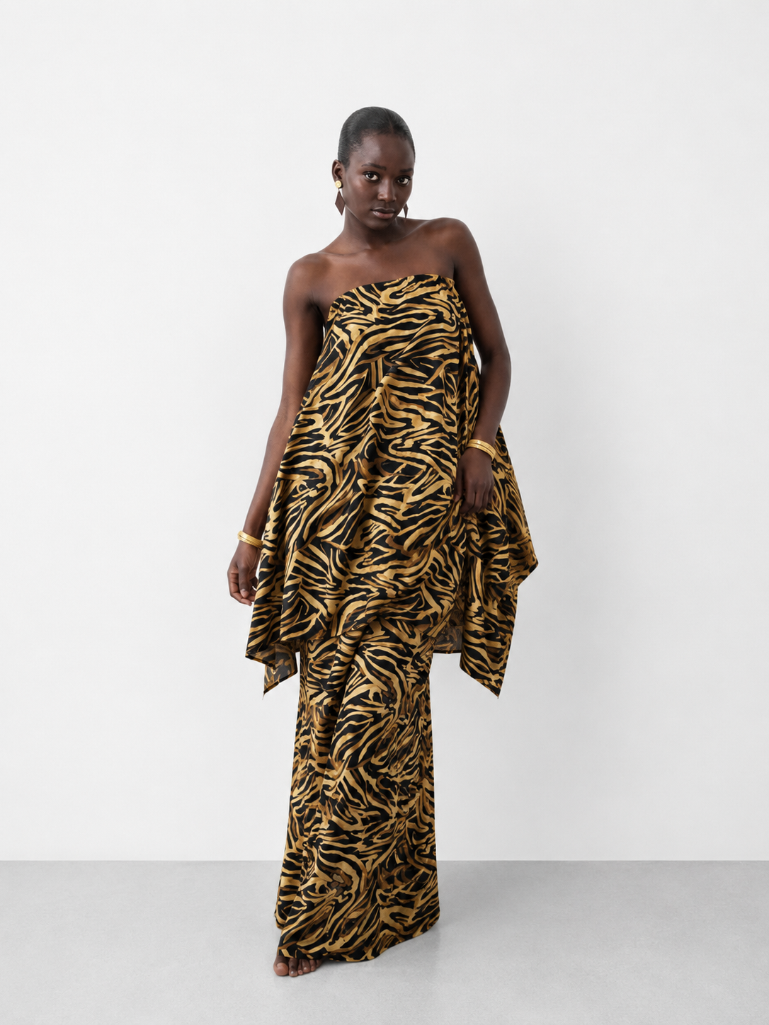 Black and Gold Dress