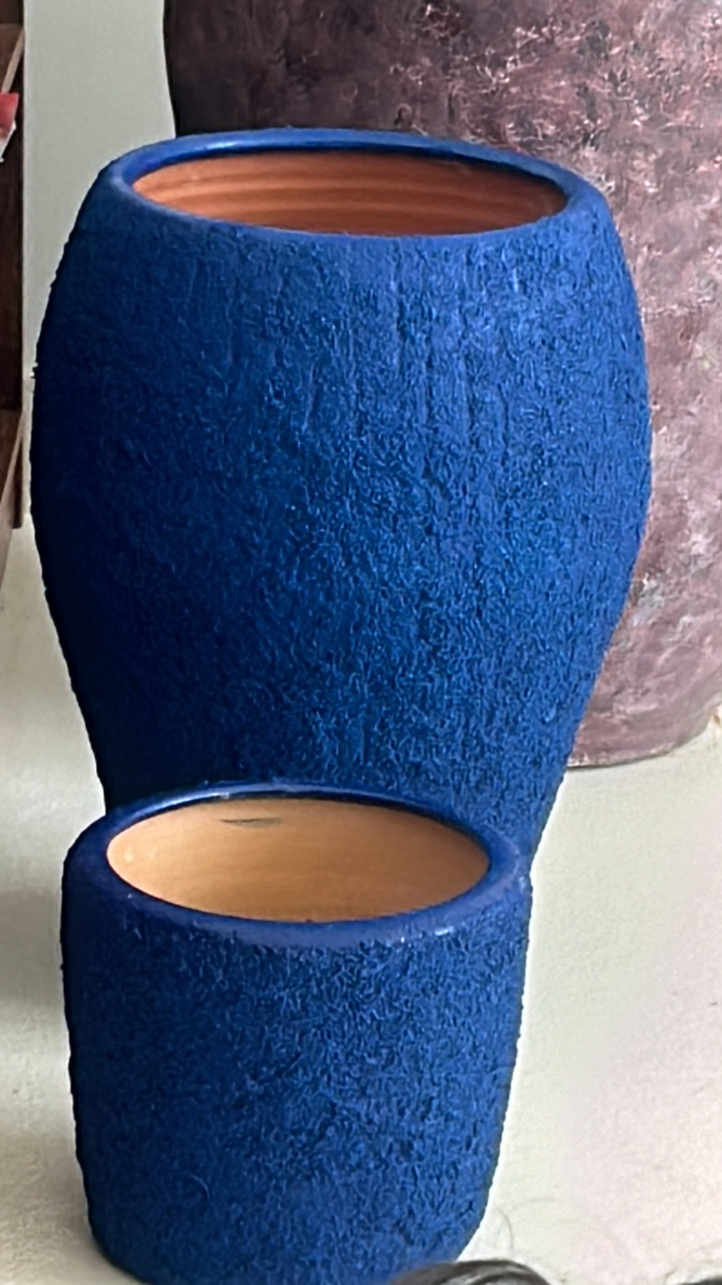 Blu Sphere Vase