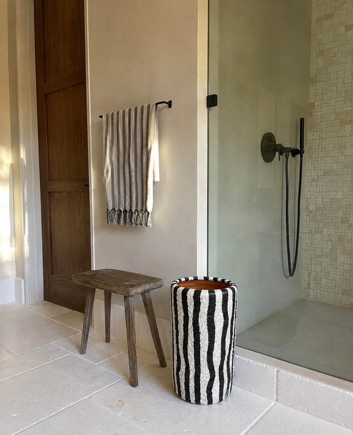 Zebra Textured Pot