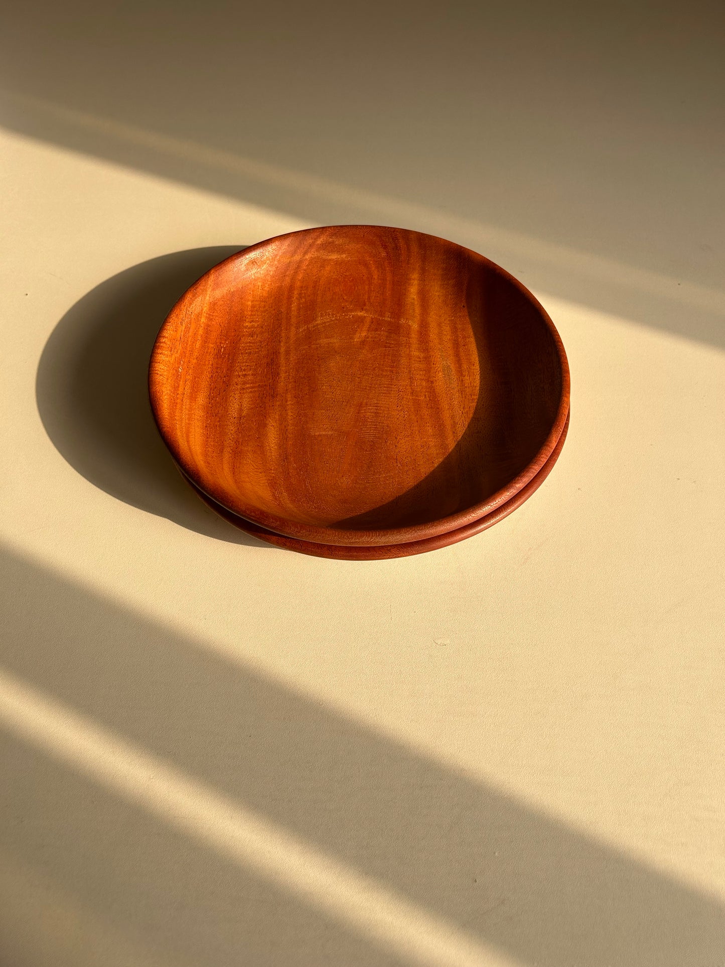 Medium Wooden Plates (3pcs)